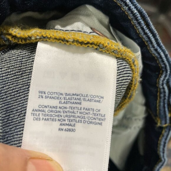 NWOT Lands' End Men's 42 Tall Traditional Fit Straight Leg Jeans Elastic Waist - Picture 6 of 9